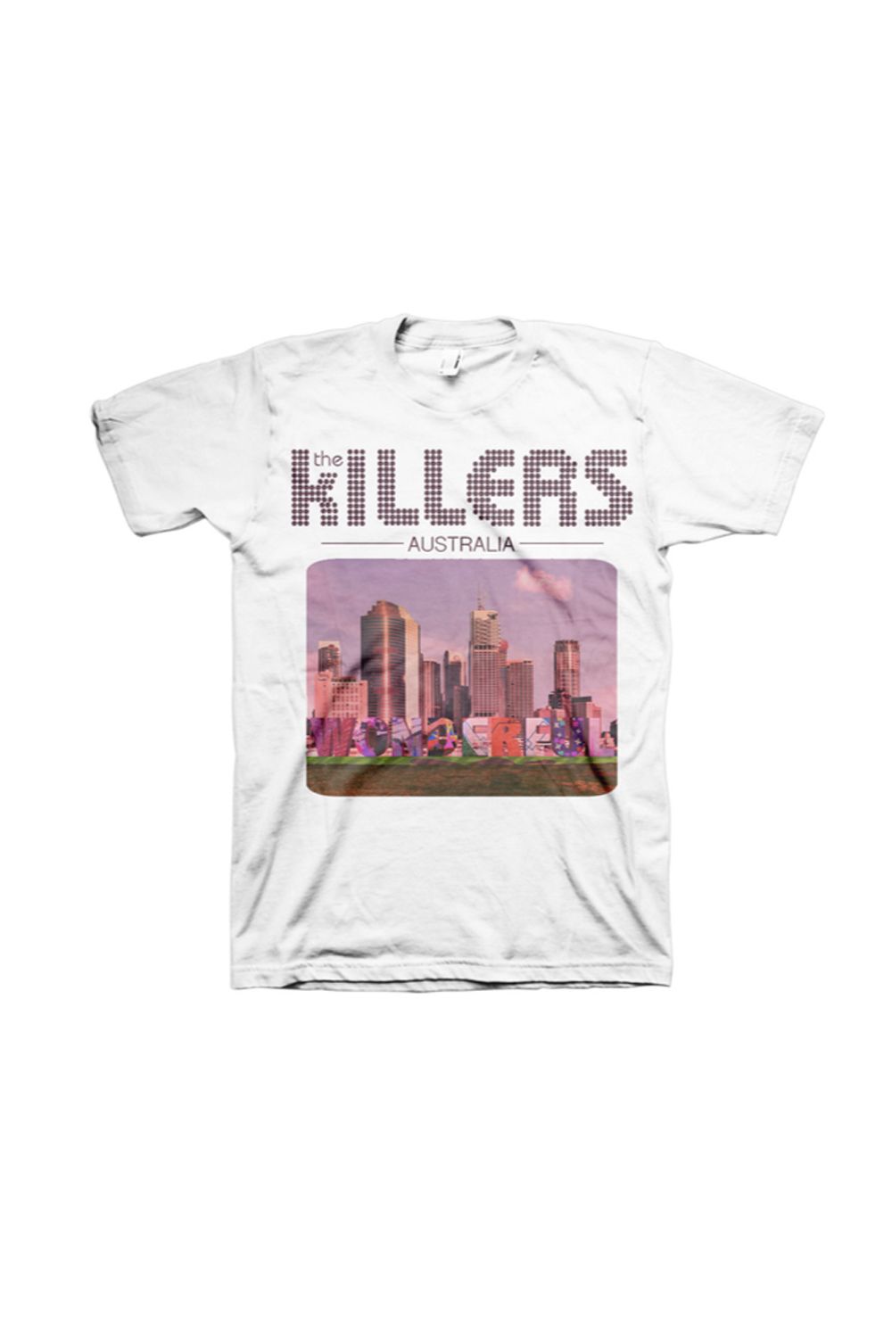 the killers australian tour merchandise
